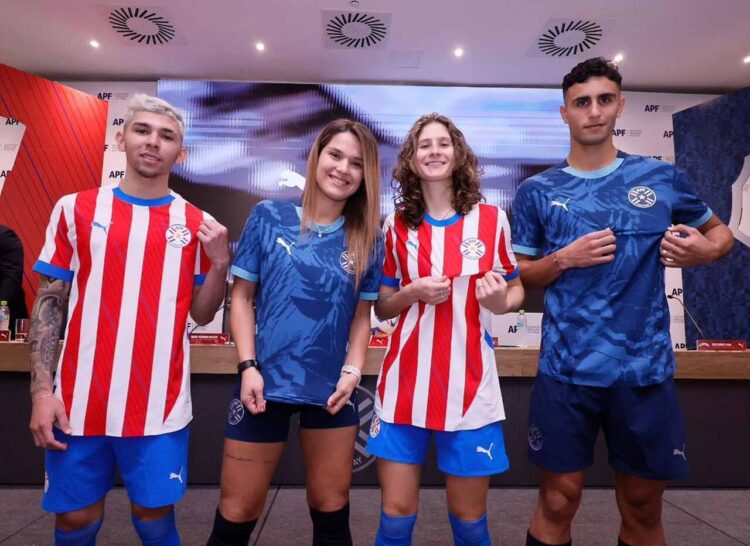 Seleção do Paraguai divulga seus novos uniformes