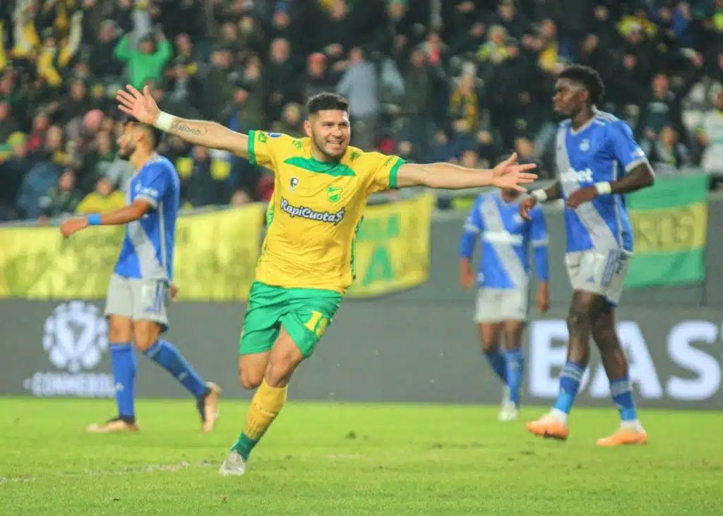 Defensa y Justicia e Emelec pela Sul-Americana - Foto: Twitter oficial da Copa Sul-Americana