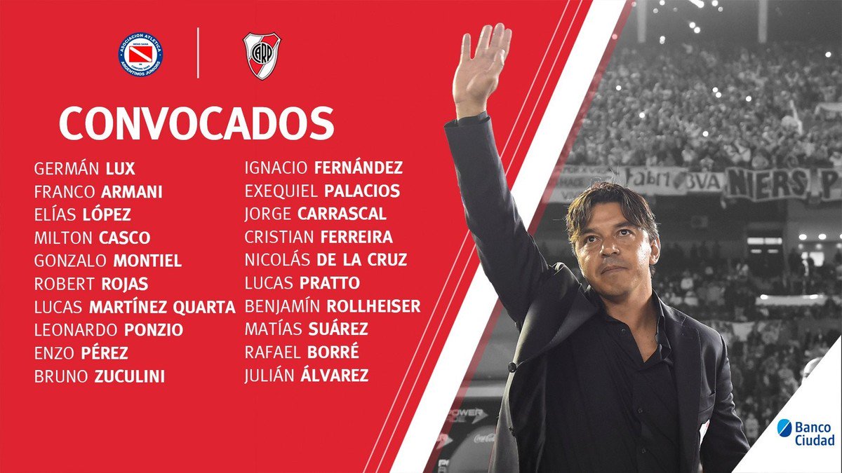 river-plate-relaciona-titulares-para-estreia-na-superliga-argentina-Futebol-Latino-26-07